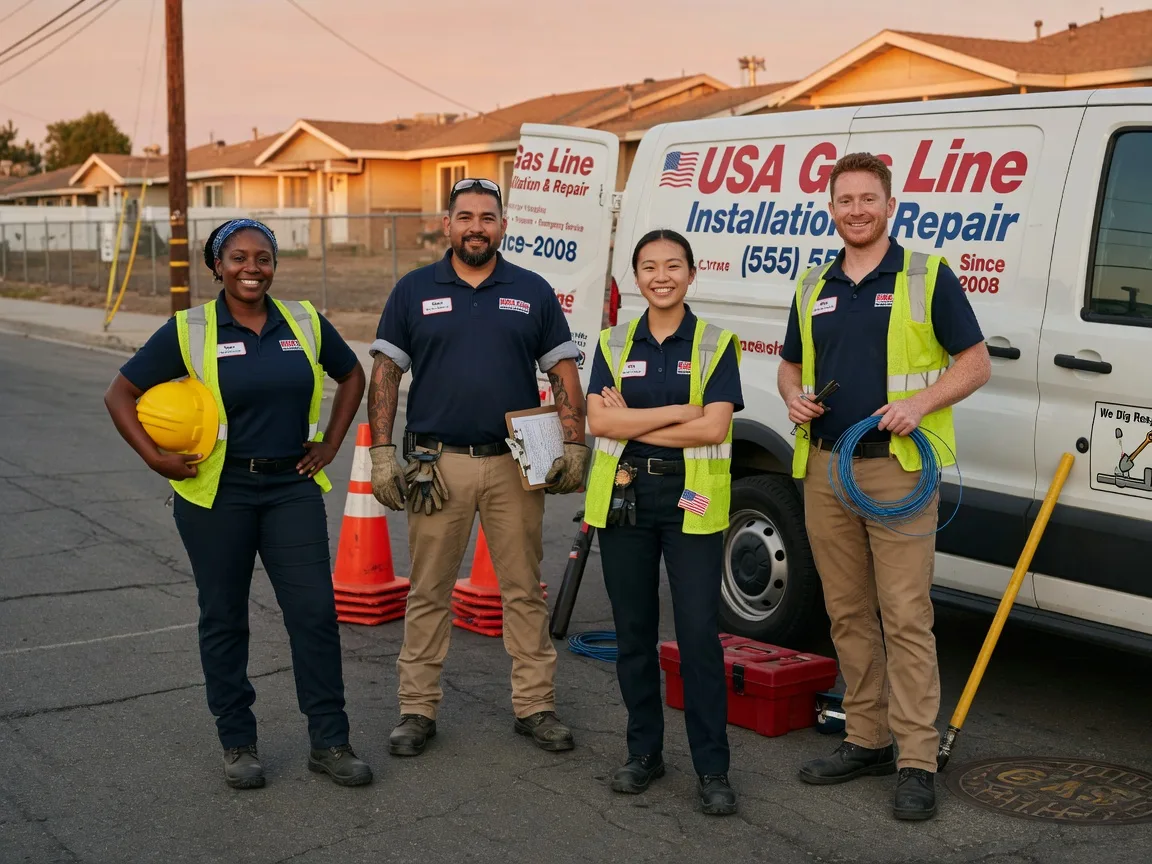 Gas Line Installation company in Bokchito, OK
